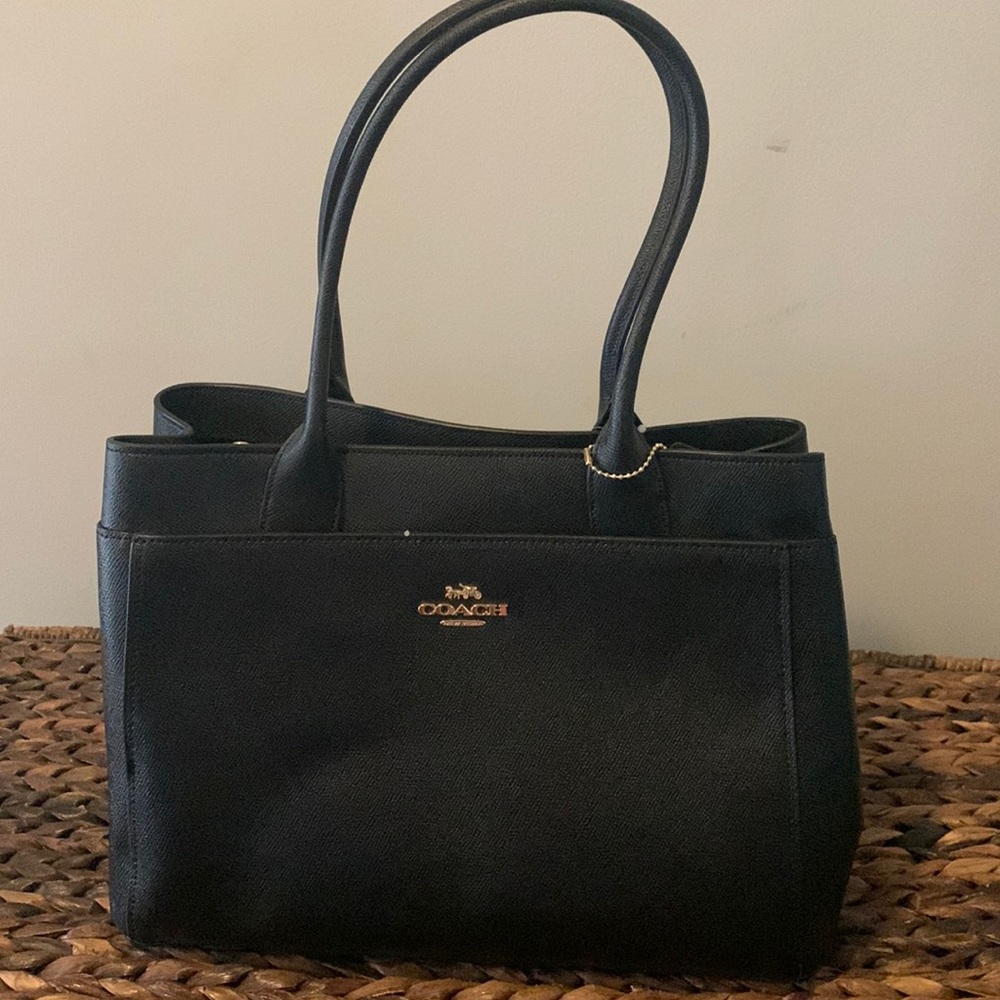 Black Casey tote coach bag